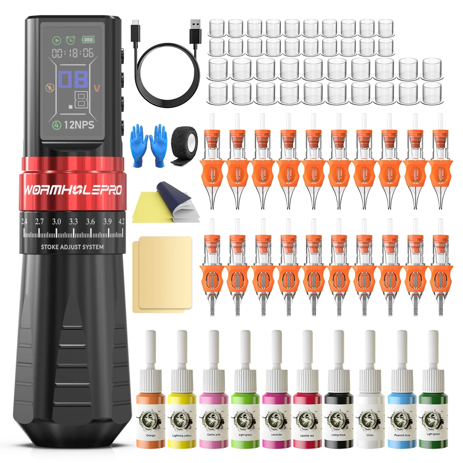 Wireless Tattoo Pen Kit